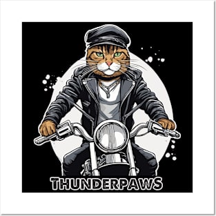 Thunderpaws Biker Cat Posters and Art